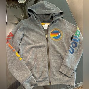 Aviator Nation -Kids Gray Hoodie